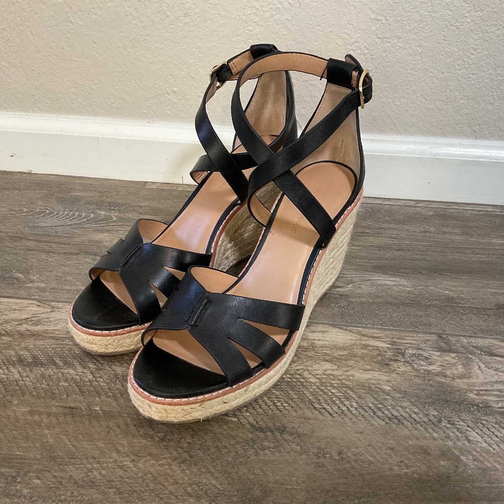 Black Banana Republic Wedges size 9